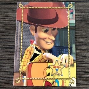 Disney Toy Story 1995 trading card: Woody and His Girl #45